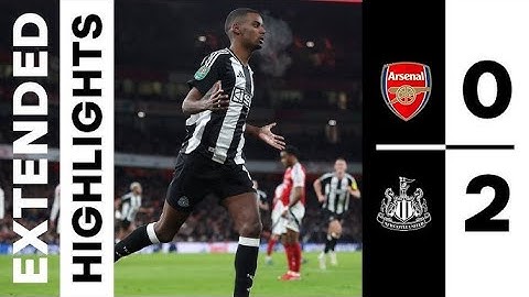 "Newcastle United 2-0 Arsenal: Magpies Soar into Wembley with 4-0 Aggregate Win!"#football
