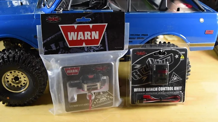 Axial SCX10ii Warn K5 Chevy Winch Install!