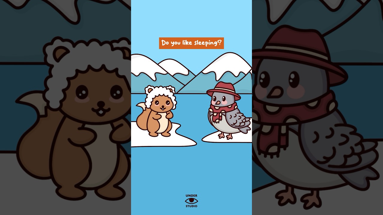 My Sleep Routine 🐦 Birdie & Squirrel | Relatable Animation Meme | Sleeping Questions