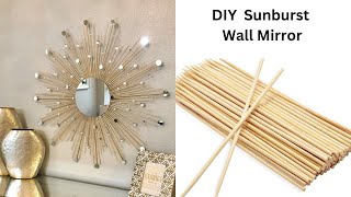DIY  Hallway Wall Mirror ||Sunburst Wall Mirror.