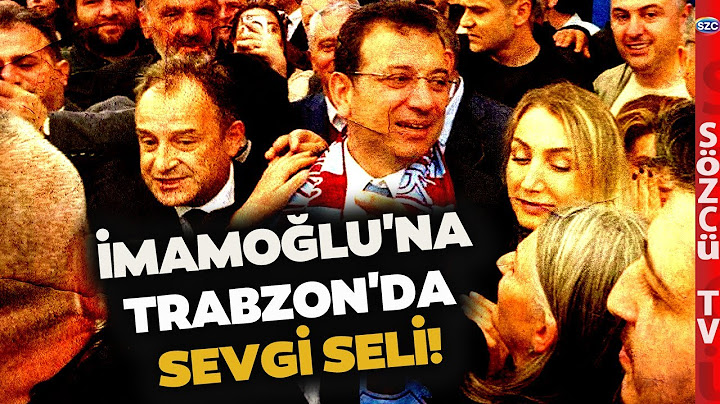 Ekrem İmamoğlu'na Memleketi Trabzon'da Davullu Zurnalı Karşılama!