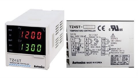 TZ4ST Autonics temperature controller Parameter settings and alarm settings