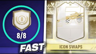 HOW TO GET (8) ICON SWAPS FAST!! ICON OBJECTIVE (FIFA 21)