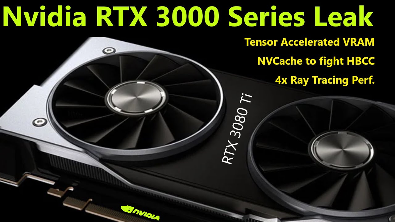 Nvidia Details Leak: RTX is Finally On, and a threat to AMD | Whispers of RTX 3000 Series - YouTube