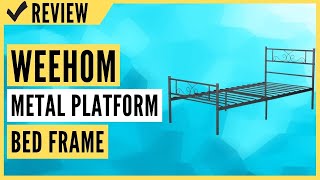 WeeHom 12.7 Inches Metal Platform Bed Frame | WeeHom Bed Frame Review