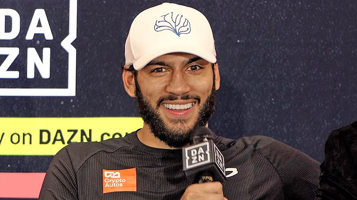 Hamzah Sheeraz • FULL POST FIGHT PRESS CONFERENCE vs. Edgar Berlanga | DAZN Boxing