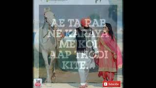 Tenu kita Ae pyar Me koi paap thodi kite || Tyson Sidhu || WhatsApp status 2018 || Rohit Solanki