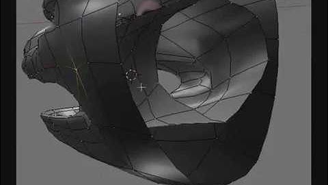 Black Dragon - Modeling, Texturing, Rigging in Blender (WIP 5) Dragon Head