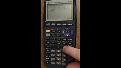 TI 83 program for Quadratic equation