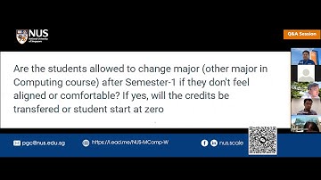 Master of Computing Q&A Highlight (2 Feb 2021)