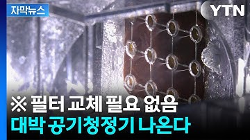 [자막뉴스] 물방울로 초미세먼지·세균 다 잡는다! …저전력·무오존 공기청정기 / YTN