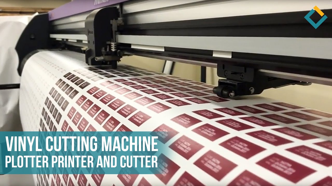 Vinyl Cutting machine. Plotter Printer and Cutter - YouTube