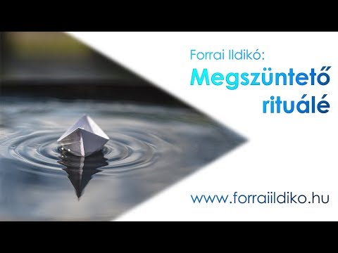 Forrai Ildikó: Megszüntető rituálé