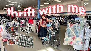 THRIFT WITH ME // thrifting a *MASSIVE* haul for mystery bundles!!!