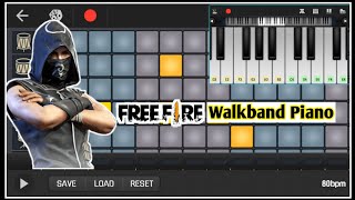 Free Fire Theme | Easy Mobile Piano Cover | Fireefire Piano | Walkband