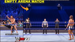 WWE 2K22 Empty Arena Steel Cage Match - WWE 2K22 My Rise Mode #22
