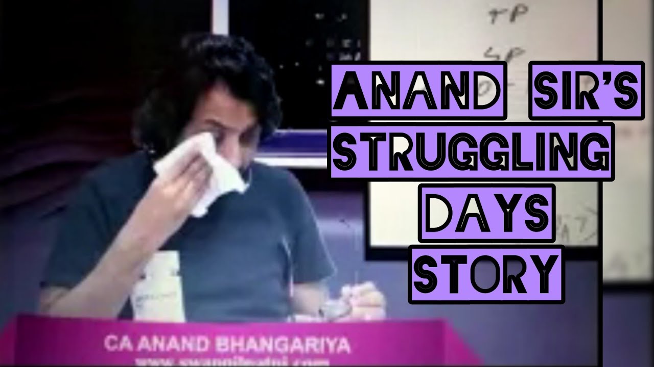 Anand sir CRY while telling his struggling days story | 