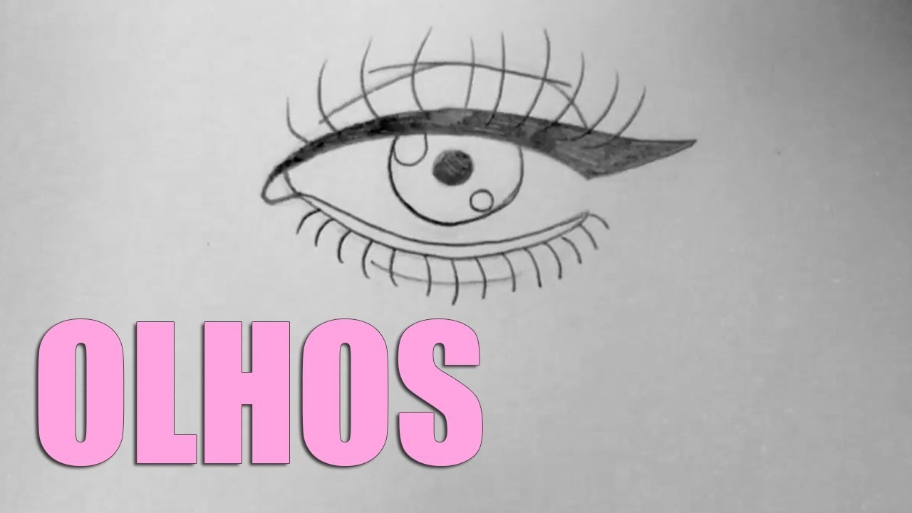 Desenhos de Olhos - Como desenhar Olhos passo a passo