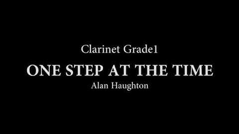 ONE STEP AT THE TIME for Clarinet and Piano