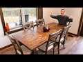 I Made This RUSTIC FARMHOUSE DINING TABLE from a DOOR!