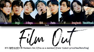 [Karaoke Ver.] BTS 'Film out' (8 Members ver.) [Color Coded Lyrics/Kan/Rom/Eng]