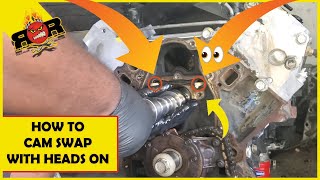 HOW TO CAM SWAP A LS MOTOR  4.8 5.3 6.0 6.2 QUICKLY  | HEADS ON