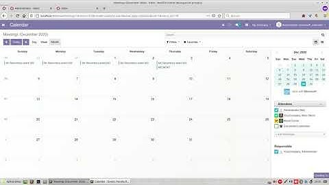 Odoo calendar sync Microsoft calendar