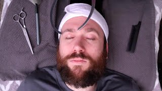 [ASMR] Insanely Stimulating Eyebrow & Beard Measuring, Trimming, Massage by Chili b ASMR 269,704 views 3 months ago 32 minutes