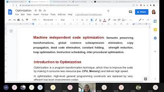 Machine Independent Code Optimization