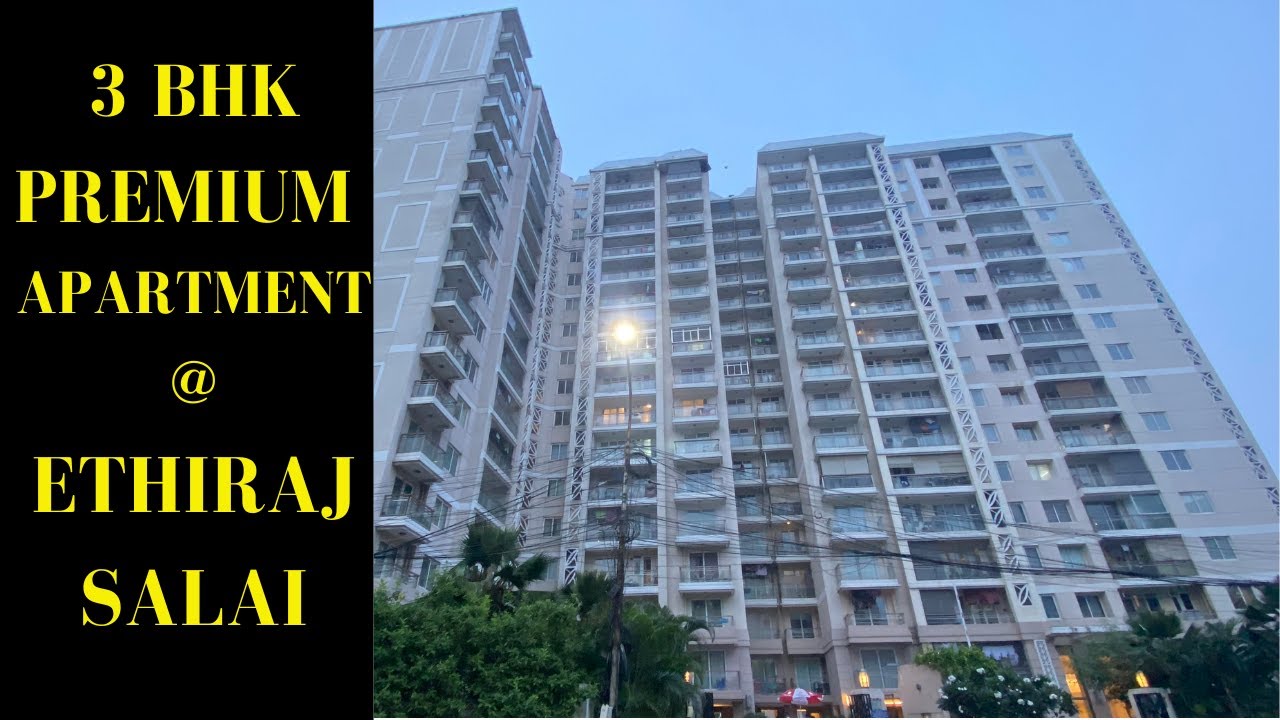 3 BHK PREMIUM APARTMENT AT ETHIRAJ SALAI COMMANDERS COURT LOADED WITH AMENITIES KV 51
