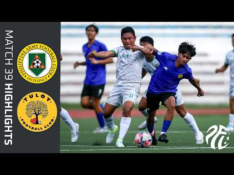 PHILIPPINE ARMY FC VS TULOY FC || Match Highlights | PFL 2025-2026 | M39 — football highlights