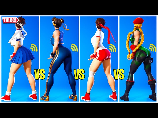 Hershuar on X: Fortnite Cammy with the Poki Dance #StreetFighter