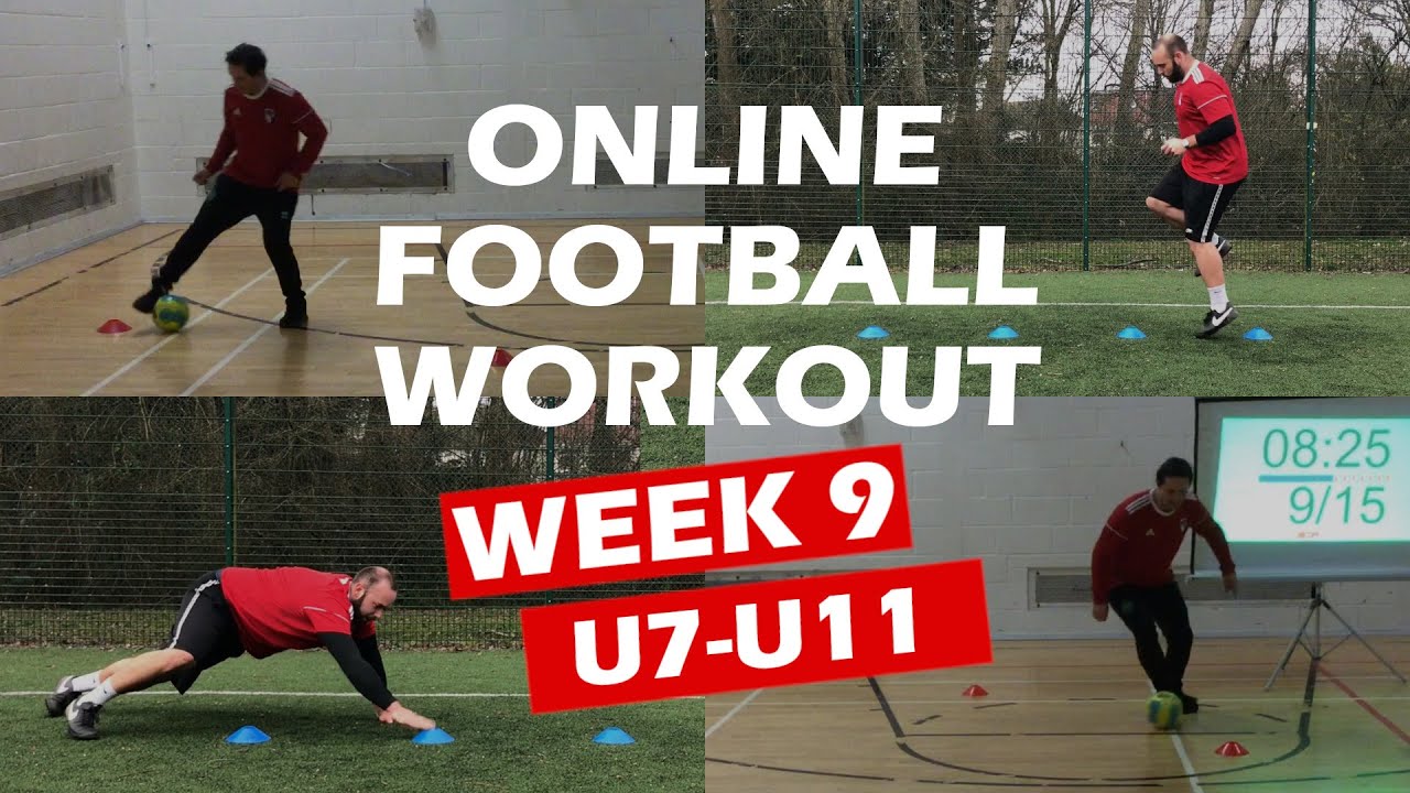 U7's - U11's Online Football Workout WEEK 9 | Fitness & Ball Mastery