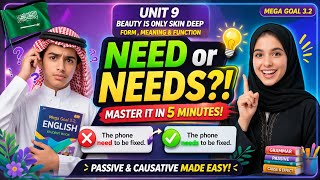 Celebrity Getting It Done - Unit 9 Mega Goal 3.2 | Form, Meaning & Function Explained🔥 Passive & Causative Profile