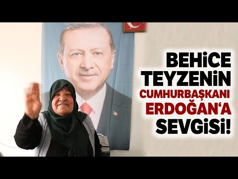 Behice Teyze Yardım Değil, Cumhurbaşkanı Erdoğan'ın Posterini İstedi