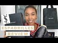 SAINT LAURENT ESPADRILLES REVIEW | SEE WHY I CHOSE OVER CHANEL & GUCCI! | Necole Jackson