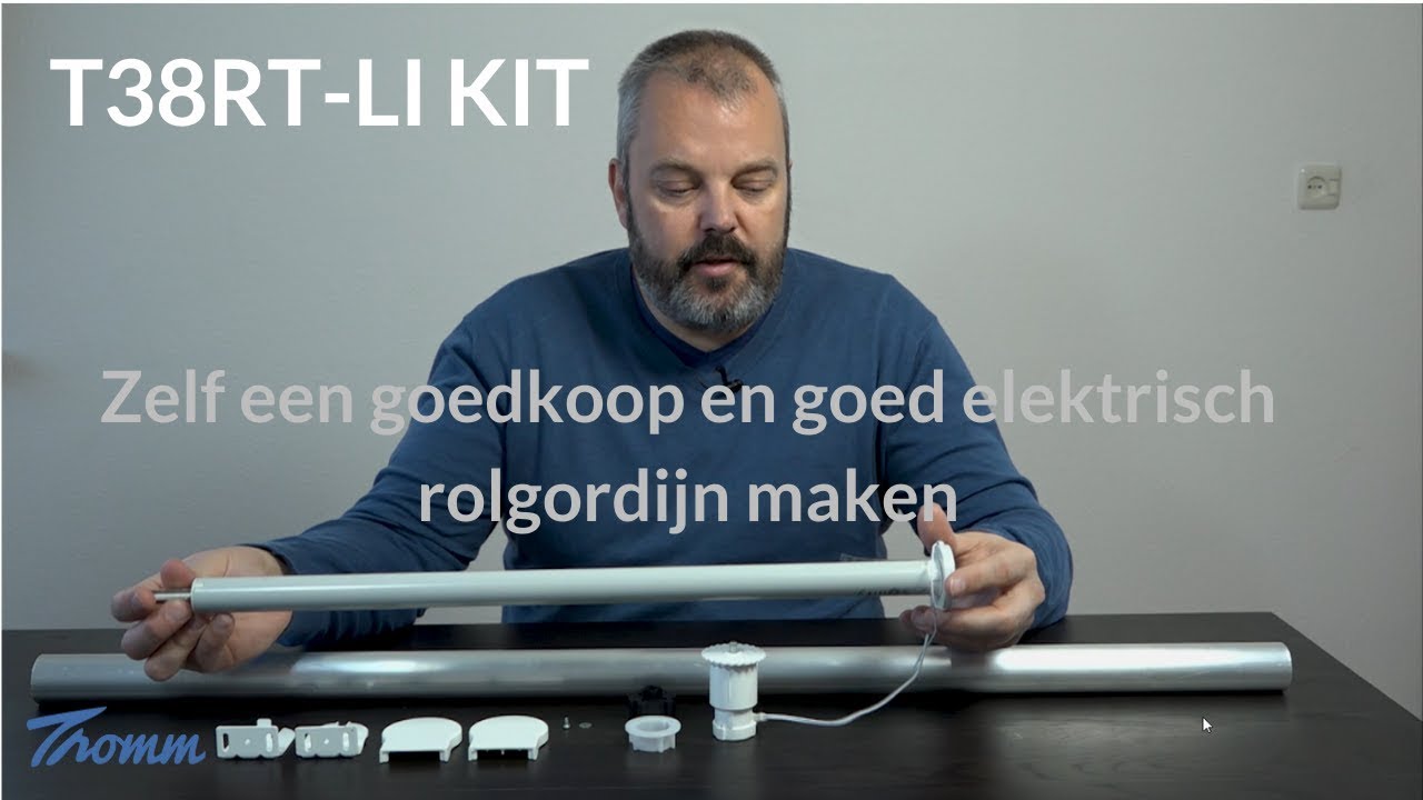 Zelf Een Goedkoop Maar Goed Elektrisch Rolgordijn Maken Met De T38Rts-Li  Kit - Youtube