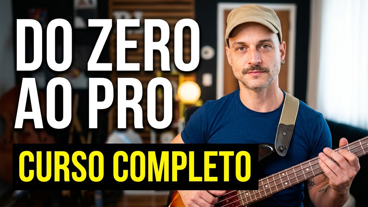 APRENDA CONTRABAIXO - BASS MASTER - CURSO COMPLETO