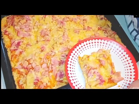 СТАРЫЙ РЕЦЕПТ 'ТОЛСТОЙ' ПИЦЦЫ НА КЕФИРЕ БЕЗ РАСКАТКИ ТЕСТА 🍕🍕🍕