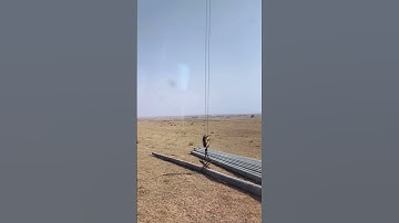 Lifting and unloading process of wire pole- Good tools and machinery make work easy