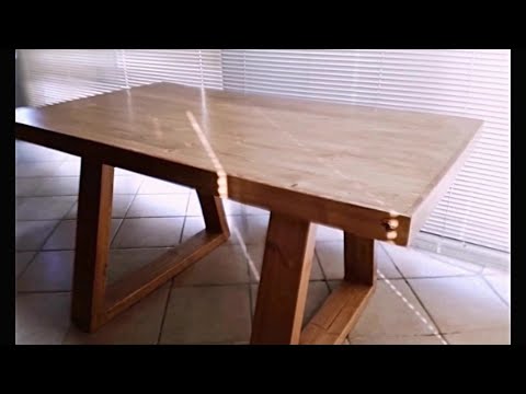 ΠΩΣ ΚΑΤΑΣΚΕΥΑΣΑ ΞΥΛΙΝΟ ΤΡΑΠΕΖΙ DIY Pine Dining Table