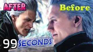 Devil May Cry 5 -  Vergil Must Cry   [Vergil in 99 Seconds]   Final Boss Speedrun PS4 PRO