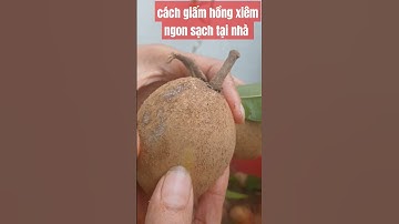 Chách giấm hồng xiêm ngon sạch tại nhà ai cũng làm được #cách #hongxiem