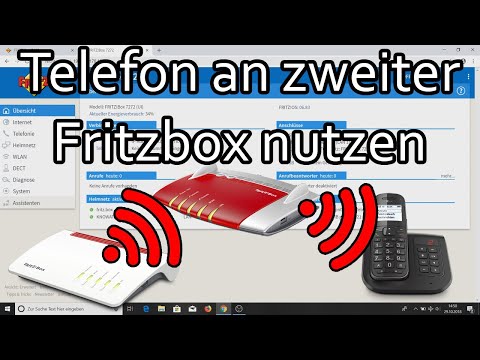 Telefonie an zweiter Fritzbox einrichten (WLAN Repeater)