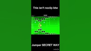 Jumper SECRET WAY! (Portal skip) #geometrydash #gd #shorts
