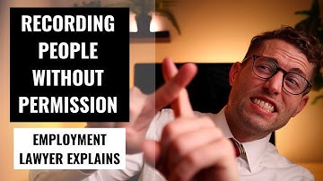 Mag je mensen opnemen zonder toestemming?