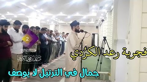 فجرية إبداعية " القارئ رعد الكُردي ،، ما تيسر من سورة عبس 21 / 9 / 2020