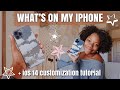 WHAT’S ON MY IPHONE 12 PRO MAX! + aesthetic iOS 14 customization tutorial!