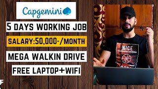 Capgemini Hybrid Work From Home Job | Mega Walkin Drive 2024