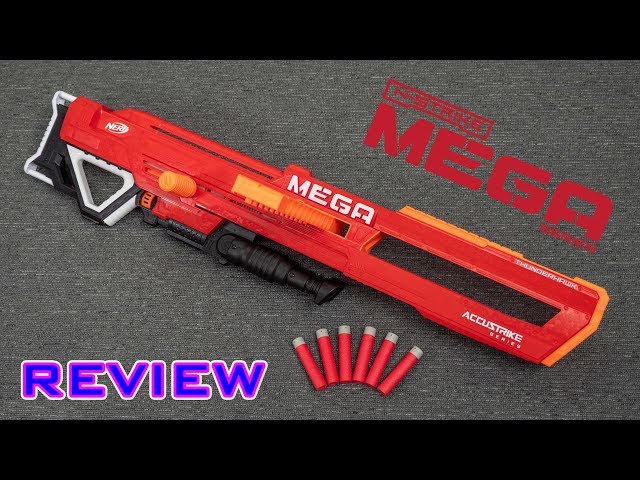  NERF Thunderhawk Nerf AccuStrike Mega Toy Blaster - Longest Nerf  Blaster - 10 Official AccuStrike Nerf Mega Darts, 10-Dart Clip, Bipod :  Toys & Games